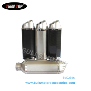 exclusivo de acero inoxidable universal de <span class=keywords><strong>escape</strong></span> de la motocicleta <span class=keywords><strong>doble</strong></span> <span class=keywords><strong>salida</strong></span> de <span class=keywords><strong>escape</strong></span> para scooter/de la motocicleta - Product Image 5
