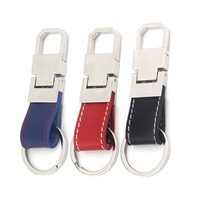 Sublimation de logo personnalisé porte-clés ébauches porte-clés en cuir mousqueton porte-clés ouvre-bouteille personnalisable en vrac