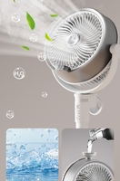 Ventilateur de sol multifonctionnel domestique, grande puissance de ventilation, vertical, télécommandé, humidificateur, ventilateur rotatif, ventilateur de bureau