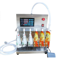Système de remplissage et de remplissage avec bec pour liquide, pour boisson, lait et jus de fruit, petite pochette