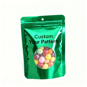 Custom Printed Tea Top Candy Stand Pouch <strong>Edible</strong> Resealable Self Adhesive Seal 3.5g 7g 14g 1oz 1lb 1kg Food Frosted Mylar Bag - Product Image 3