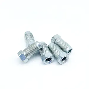 Best supplier Non Standard Blue Zinc Brake Tube Fittings Insert Threaded Flare Tube Nut