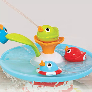 Nuovo prodotto Baby Animal musicale gioco doccia Set vasca da bagno in plastica anatra a caccia di acqua Spray giocattolo - Product Image 4