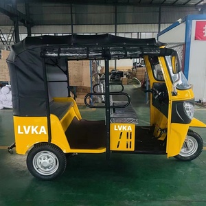 2025 stile Bajaj Tuktuk elettrico <span class=keywords><strong>3</strong></span> <span class=keywords><strong>ruote</strong></span> moto risciò elettrico con 6 posti passeggeri - Product Image 2