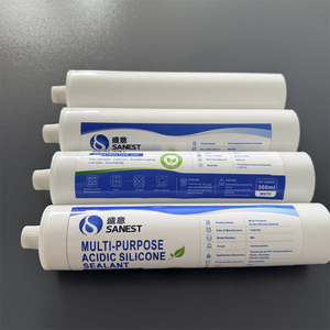 Großhandel Mehrzweck-Säurehaltiger Silikondichtstoff <span class=keywords><strong>SANEST</strong></span> Wasserdichter Baukleber Silikondichtmittel für Glas/Aluminium/PVC - Product Image 2