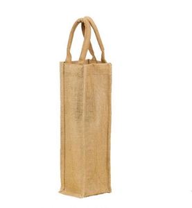 Customized Wholesale Jute Wine Bags <b>Gifts</b> Tote Bags <b>for</b> Wine Bottles Wine Carrier Bag - Product Image 1