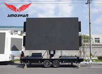 Écran d'affichage numérique mobile extérieur pour camion, écran LED, armoire, affichage publicitaire sur les véhicules de camion