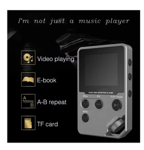Lecteur MP3 portable de 1,8 pouce HD avec enregistrement sans perte en un clic, design tendance, 128 Go extensible, son HiFi - Product Image 4
