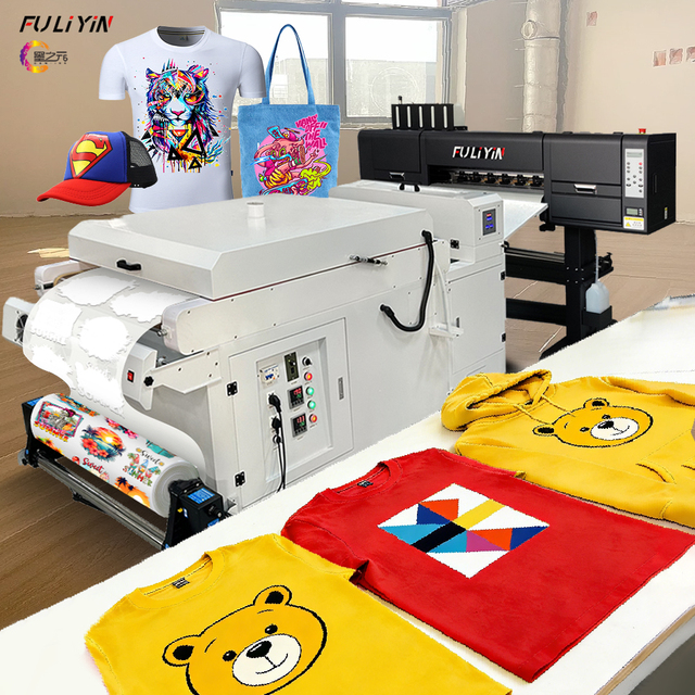 FULIYIN A4 Dtf Printer 24 Inch 65cm Printing Machine 4 Heads High Speed Large Width Digital Printer