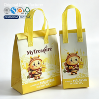 Sac isotherme portable en PP non tissé recyclable avec logo personnalisé pour café, thé et boissons à emporter