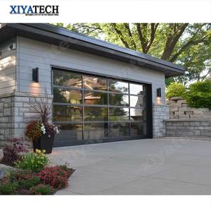 XIYATECH Vente en gros <span class=keywords><strong>de</strong></span> portes <span class=keywords><strong>de</strong></span> <span class=keywords><strong>garage</strong></span> sectionnelles en verre 10x10, panneau <span class=keywords><strong>de</strong></span> verre, <span class=keywords><strong>prix</strong></span> d'usine, <span class=keywords><strong>porte</strong></span> <span class=keywords><strong>de</strong></span> <span class=keywords><strong>garage</strong></span> moderne sur mesure pour villa - Product Image 1
