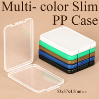WEISHENG - Caja de Almacenamiento para Tarjetas de Memoria, Mini Estuche Transparente de Plástico para Tarjetas Micro SD, CFExpress Tipo A y B