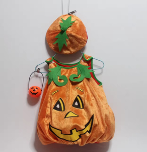Carnival Party Halloween <strong>Orange</strong> Cute Pumpkin Pumpkin Costume Fancy <strong>Dress</strong> with Hat Cosplay Costume Jumpsuit <strong>Dress</strong> - Product Image 3