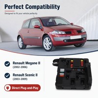 Boîtier de fusibles moteur BCM 8200306033 S118399300 pour RENAULT Megane II Scenic 2002-2006 Module de commande de carrosserie