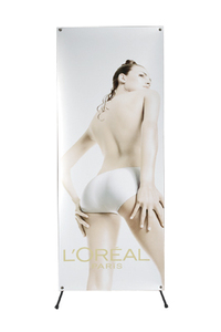 Expositor Publicitario Portátil de Aluminio Tipo <span class=keywords><strong>X</strong></span> con Material de Poliéster Resistente a la Intemperie - Product Image 4