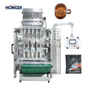 Machine d'emballage automatique électrique multi-canaux à trois soudures latérales pour sachets et pochettes de granulés, pâtes, café, bonbons et aliments - Product Image 2