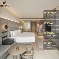 Ensemble de meubles de chambre d'hôtel 5 étoiles de style moderne et luxueux, meubles d'hôtel commerciaux personnalisés pour hôtels, projet clé en main