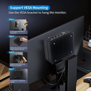 Mini PC CWWK F16 sans ventilateur, Ryzen <span class=keywords><strong>5</strong></span> 5500U, 4x i226-V 2.5GbE LAN, <span class=keywords><strong>2x</strong></span> NVMe, USB-C, DDR4, OPNsense, Pfsense, Appliance pare-feu, Micro PC - Product Image 5