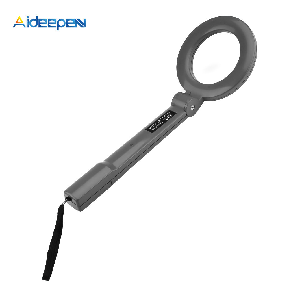 Портативный металлоискатель DM3004A, электронное устройство для обнаружения металла, складная головка, 180 градусов