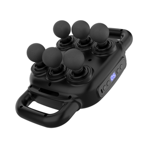 2024 mejor venta de masajeador de espalda de 6 cabezas con cabezales de masaje reemplazables y cinturón de aplicación corporal libera tus manos - Product Image 1