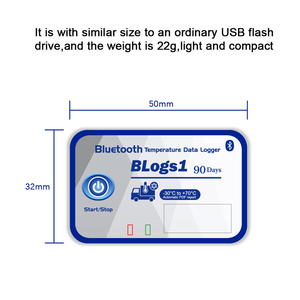 Registrador de datos de un solo uso Bluetooth monitor inalámbrico de temperatura y humedad - Product Image 2