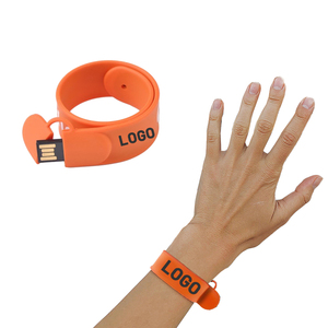 Custom Slap Band Flash Drive Pulsera de silicona colorida <span class=keywords><strong>USB</strong></span> 2,0 Pulsera Flash Pen Drive para regalos - Product Image 3