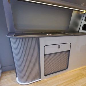 Plastic Furniture Kitchen Campervan Tambour Door PVC ABS Roller <strong>Shutter</strong> Slat Kitchen <strong>Rolling</strong> <strong>Shutter</strong> for Caravan Bathroom - Product Image 2
