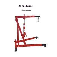 Grue mobile pliable en acier pour réparation automobile, 2-3 tonnes, support moteur hydraulique à bras unique pour outil de réparation de carrosserie