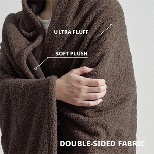 Couverture chauffante <span class=keywords><strong>électrique</strong></span> à 5 niveaux de chaleur Protection contre la surchauffe ultra douce lavable en machine <span class=keywords><strong>Literie</strong></span> chaude et confortable pour un usage domestique en hiver - Product Image 3