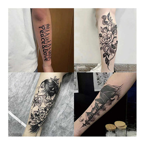 Autocollant de tatouage temporaire imperméable, non toxique, semi-permanent, pour hommes et femmes - Product Image 1