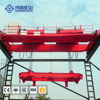Grue à double poutre électrique CE certifiée avec palan à double ouverture 5+5 tonnes, 10+10 tonnes, 16+16 tonnes