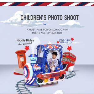 เครื่องเล่นรถไฟโยกแบบหยอดเหรียญสำหรับสวนสนุก - Product Image 2