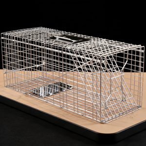 Kit complet de pièges à animaux multi-tailles S-M-<span class=keywords><strong>L</strong></span>-XL pour la lutte antiparasitaire <span class=keywords><strong>et</strong></span> les propriétaires de grandes surfaces - Solutions pour ratons-laveurs, renards, sangliers - Product Image 1