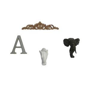 Résine <span class=keywords><strong>d</strong></span>écorative de tête <span class=keywords><strong>d</strong></span>'éléphant en Bronze, 10/11 pouces, <span class=keywords><strong>d</strong></span>écoration murale personnalisée, taille de vie - Product Image 6