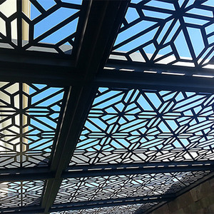 Schall dichte Trennwand Salon laser geschnittene Terrassen trennwand Trennwand abscheider Außen terrassen - Product Image 5