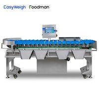 Vis Vis Kip Roterende Tray Gewicht Sorteermachine Voor Fruit Groente Verwerkingsbedrijven Hoge Precisie Easywegen