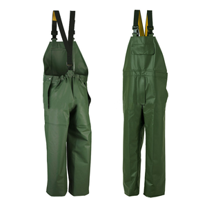 Ensemble imperméable et respirant coupe-vent en PVC/Polyester, veste + pantalon à bretelles, pour pêcheur, unisexe, adultes - Product Image 4