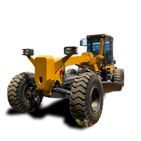 Niveleuse à roues d'occasion avec moteur Cummins diesel, boîte de vitesses PLC, pompe et moteur, haute efficacité, machine d'ingénierie routière, modèle 2022