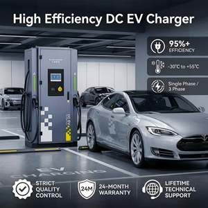สถานีชาร์จเร็ว DC 120kW สำหรับรถยนต์ไฟฟ้า ผลิตโดยตรงจากผู้ผลิต EVSE ระดับ IP54 กันน้ำ สำหรับใช้งานสาธารณะในงานก่อสร้าง - Product Image 3