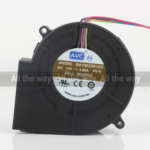 Ventilador de turbina de alto volumen de aire <span class=keywords><strong>AVC</strong></span> 5V 24V 48V DC 12V 4.50A AC EC 9733 97X94X33MM 9.7CM BA10033B12G - Product Image 3