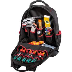 Sac à dos pour outils Parat, 15 compartiments, en nylon, multi-compartiments, avec poignée supérieure pour outils - Product Image 5