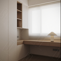 Combinaison de bureau et armoire en bois écologique durable sur mesure avec étagère et tiroirs pour bureau à domicile |   Meubles de chambre à coucher