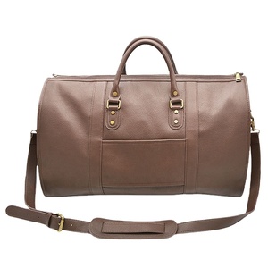 Échantillon Gratuit Sac de Voyage Multifonctionnel de Luxe Personnalisé en PU et Nylon, Sac de Rangement pour Vêtements, Sac de Week-end, Housse de Costume - Product Image 1
