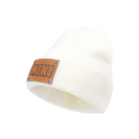 Vente en gros de bonnets vierges personnalisables avec logo, chapeaux d'hiver pour enfants