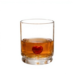 Vasos de Vidrio Transparente de Borosilicato Hechos a Mano de 220 ml, Vasos Reutilizables para Whisky, Agua y Jugos, Libres de Plomo, al por Mayor - Product Image 2