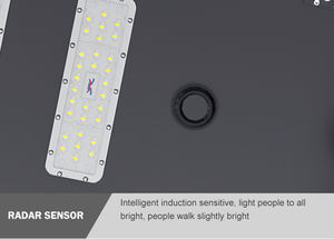 SUNNAL 50W 60W 80W 100W 120W 3년 보증 커뮤니티 정원 가정용 배터리 설치 태양광 가로등 - Product Image 6