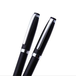 Promotion Gift Customizable Company Logo Roller Ballpoint <b>Pen</b> Black Metal Twist 0.7 mm Writing Width <b>Novelty</b> Brass Body - Product Image 2