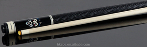 Taco de billar CUEROC CR-A04 Jester con núcleo de fibra de carbono, eje de 12.75mm y envoltura de cuero tejido. - Product Image 3