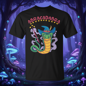 T-shirt Abracadabra Snake, design magique de sorcier, taille adulte unisexe - Product Image 3