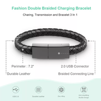 Cable de Carga y Sincronización de Datos USB 2.0 para Teléfono y Tablet, en Forma de Pulsera